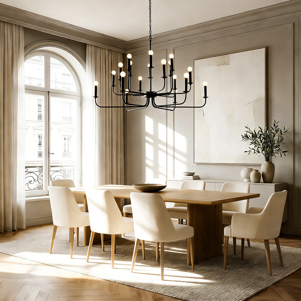 Blithe Large Chandelier – Grand Luxury Living Room Statement – Varenhome