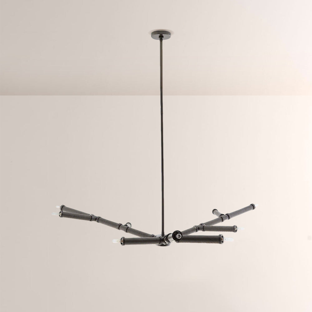 Pridge Leather Chandelier,Modern Chandelier For Living Room – Varenhome