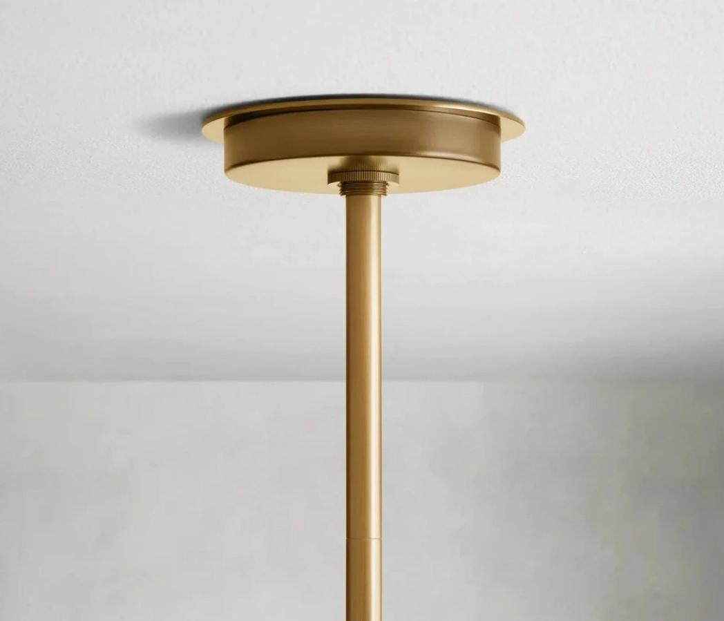 Remming Linear Pendant – Milk Glass & Metal, Industrial Chic – Varenhome